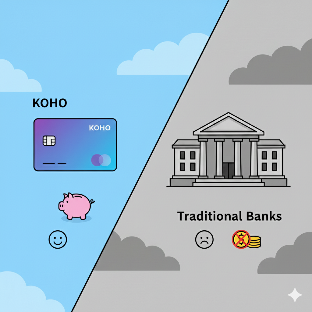 Why KOHO Beats Traditional Banks: 10 Reasons (2025)